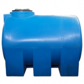 Горизонтальная пластиковая емкость Sterh Gor 2000 H Blue