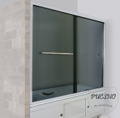 Шторка для ванны Pucsho Vorhang 3100 Grey 180x150